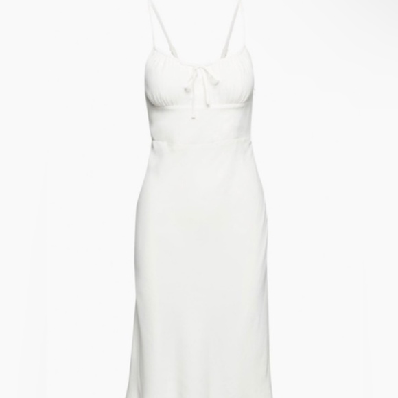 Aritzia Bellow midi dress in white, size 0 - Picture 2 of 2
